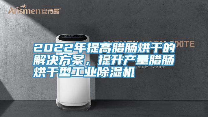 2022年提高臘腸烘干的解決方案，提升產量臘腸烘干型工業除濕機