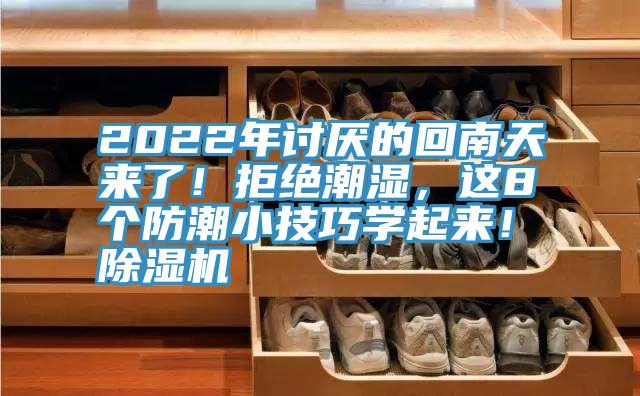 2022年討厭的回南天來了！拒絕潮濕，這8個防潮小技巧學起來！除濕機