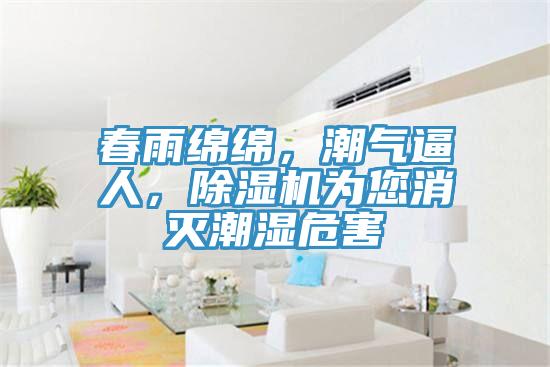 春雨綿綿，潮氣逼人，除濕機為您消滅潮濕危害