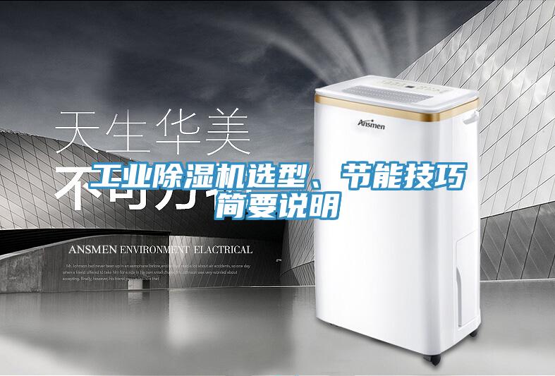 工業除濕機選型、節能技巧簡要說明