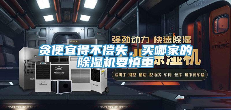 貪便宜得不償失,買哪家的除濕機要慎重