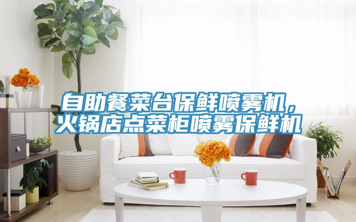 自助餐菜臺保鮮噴霧機,火鍋店點菜柜噴霧保鮮機