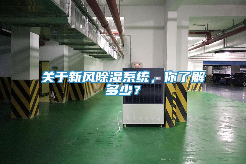 關于新風除濕系統，你了解多少？