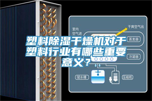 塑料除濕干燥機(jī)對于塑料行業(yè)有哪些重要意義？