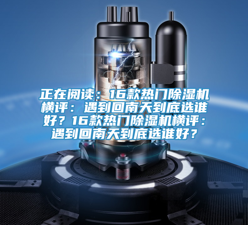 正在閱讀:16款熱門除濕機橫評:遇到回南天到底選誰好?16款熱門除濕機橫評:遇到回南天到底選誰好?