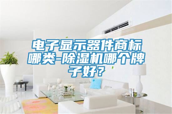 電子顯示器件商標哪類-除濕機哪個牌子好?