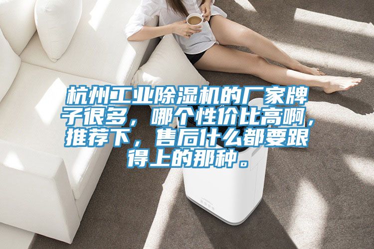 杭州工業(yè)除濕機的廠家牌子很多，哪個性價比高啊，推薦下，售后什么都要跟得上的那種。