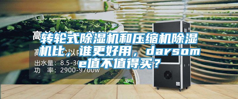 轉輪式除濕機和壓縮機除濕機比，誰更好用，darsome值不值得買？